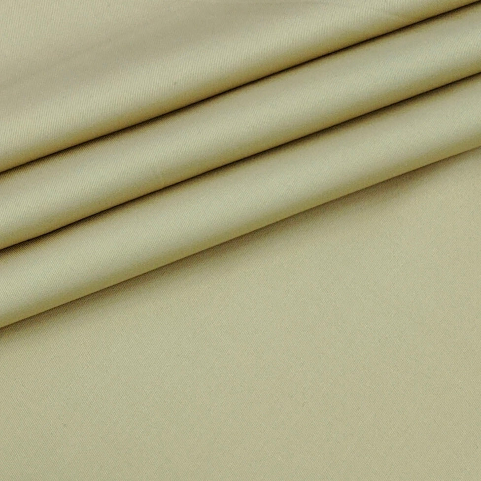 Trouser Fabric Donear Giza Cotton Stretchable Plain Colour Chamomile Brown